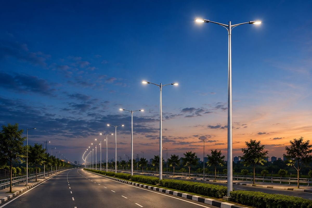 Steel Tubular Pole — Auroguard