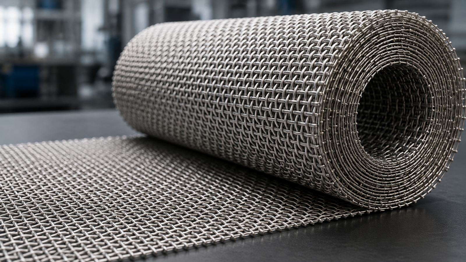 Auroguard high precision square plain weave stainless steel woven wire mesh cloth for industrial aggregate sorting and liquid filtration